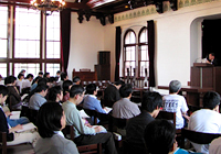 ユング心理学者、同志社大学名誉教授　樋口 和彦 講演の様子